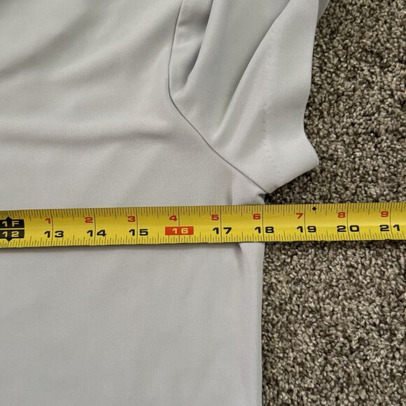 Ann Taylor Light Blue Shoulder Zipper Blouse Top Shirt Size Medium *See Listing* - Picture 11 of 12